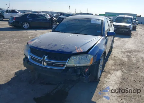 2013 Dodge Avenger Sxt from USA, damaged, VIN 1C3CDZCB2DN572154